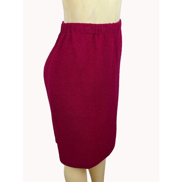 St. John Women's Red Pencil Skirt Size 14 - New - Picture 2 of 5